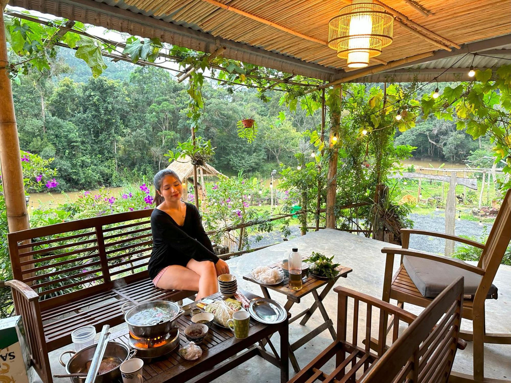 Coi Nguon Farm Glam Mang Den Otel Kon Von Kla Dış mekan fotoğraf